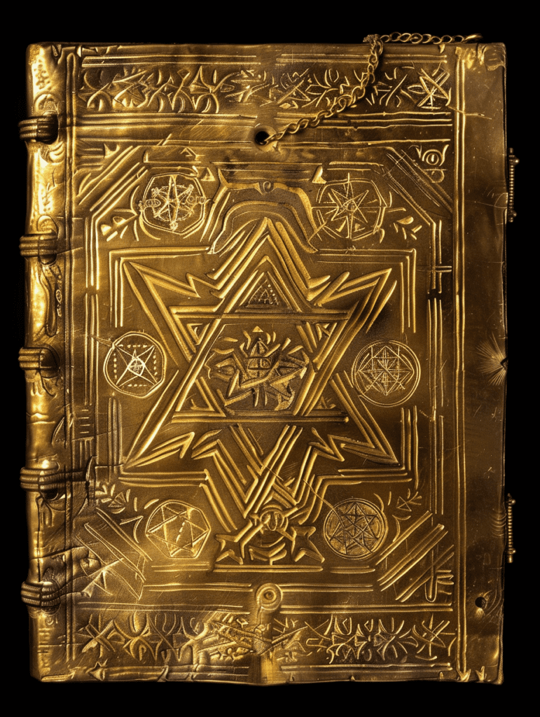 goldenes Buch, golden book, talisman, Amulett
